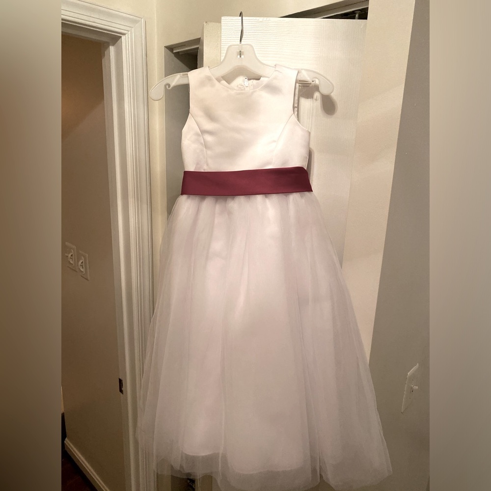 White Flower Girl Dress